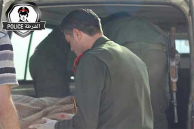جريمة قتل في مدينة دوما والقاتل يسلم نفسه لشرطة المنطقة .