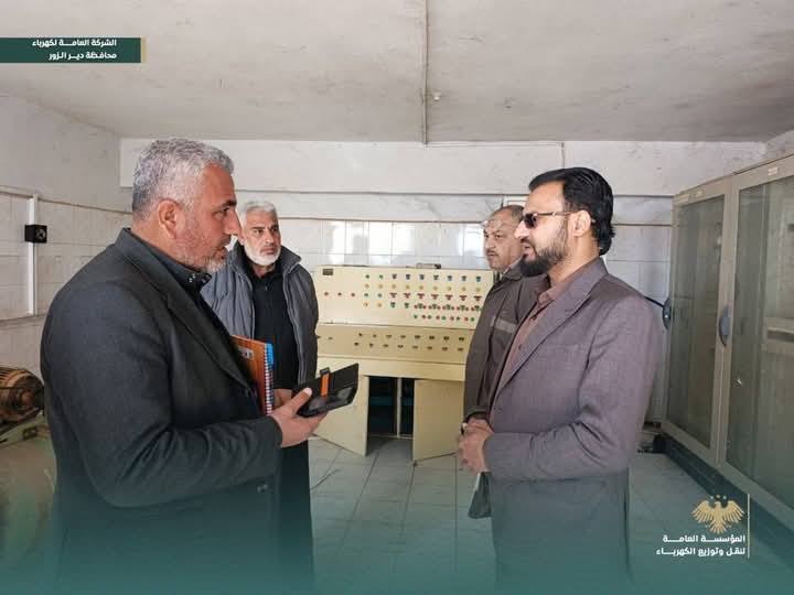 المدير العام للشركة العامة لكهرباء محافظة دير الزور